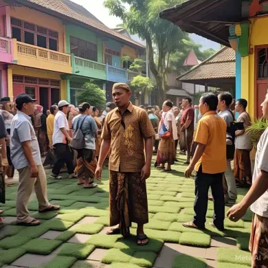Modernisasi Area Publik Jogja Dengan Grass Block